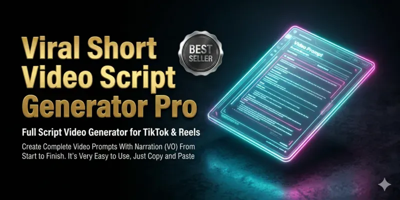 Viral Short Video Script Generator Pro generated by undefined