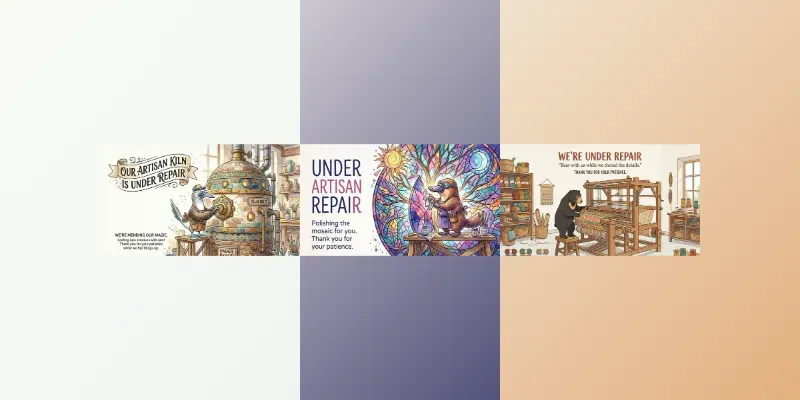 Whimsical Artisan Maintenance Web Art