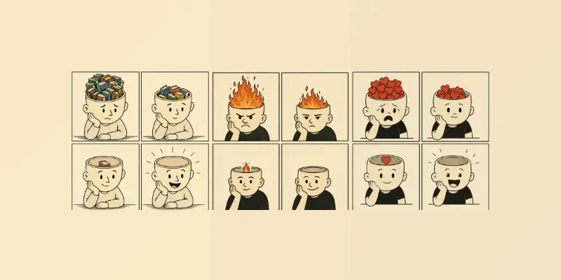 Minimal Four Panel Mind Meme Sets generated by undefined