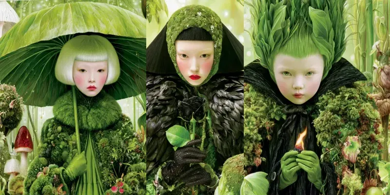 Natural Fairy Fantasy Art generated by undefined