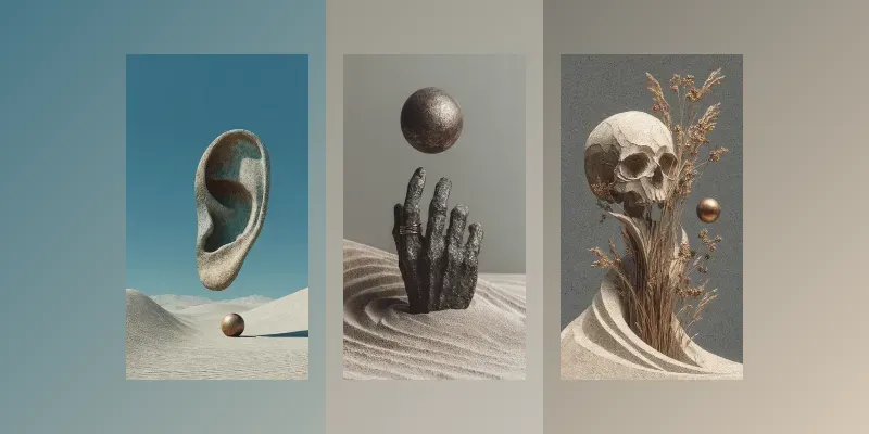 Bronze Sand Surrealisms generated by undefined