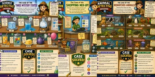 Kids Learning Detectives generated by chatgpt-image