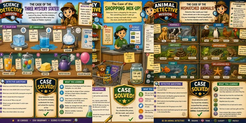Kids Learning Detectives generated by undefined