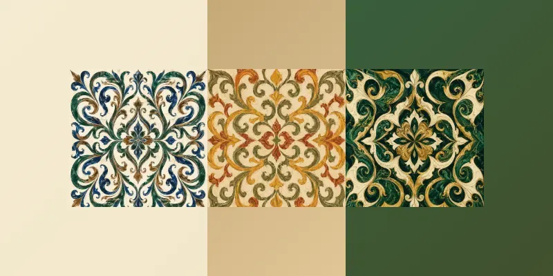 A Symmetrical Marbleized Patterns generated by undefined