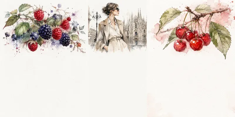Watercolor Note Pages generated by undefined