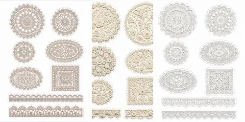 Lace Doily Overlay Sheets generated by chatgpt-image