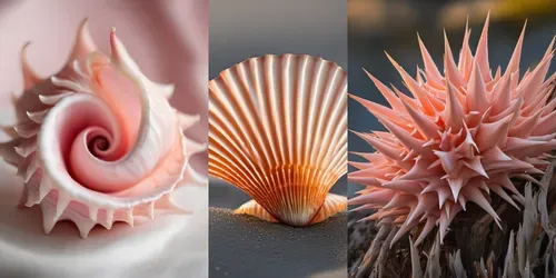 Ocean Shell Macro Collections generated by stable-diffusion