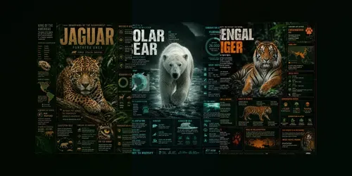 Cinematic Wildlife Infographics generated by chatgpt-image