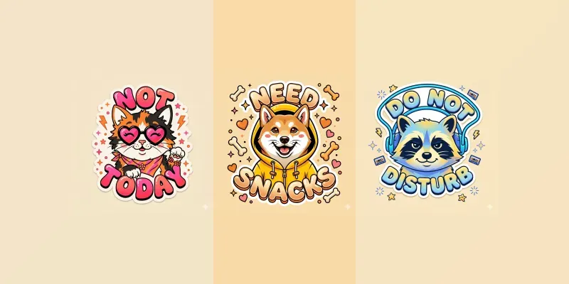 Retro Mascot Bubble Typoart generated by undefined