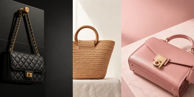 Luxury Handbag Studio Photography generated by undefined