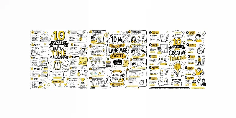 Handdrawn Sketchnote Info Poster Packs generated by undefined