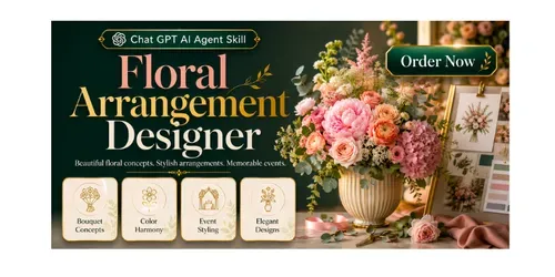 Floral Arrangement Designer generated by chatgpt-skill