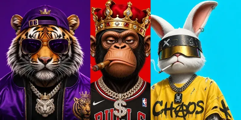 Hyper Realistic 3d Animal Mascot Pfps generated by undefined