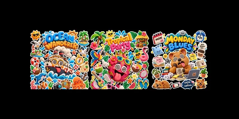 3D Pop Art Sticker Sheet Creator