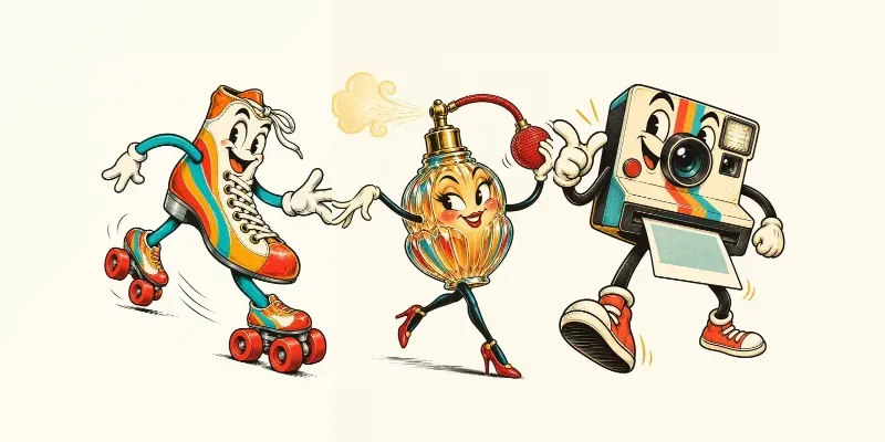 Retro Cartoon Mascot Characters