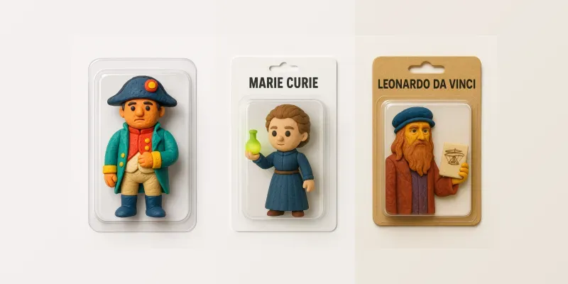 Historical Clay Action Figures generated by undefined