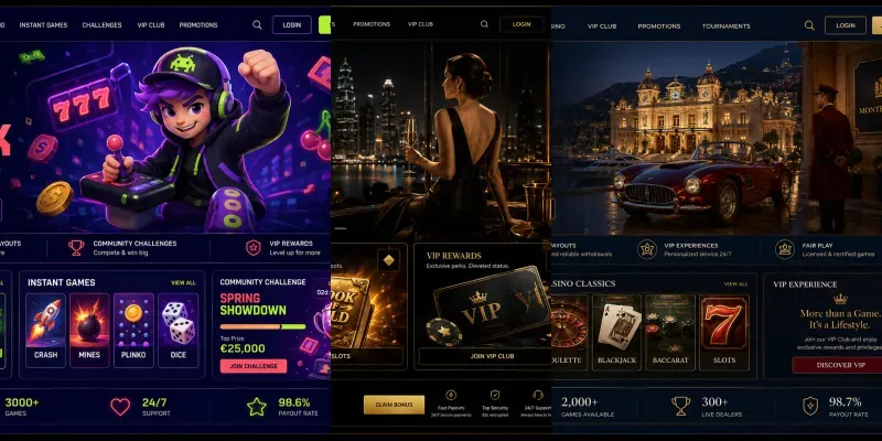 Premium Online Casino Homepage Generator generated by undefined