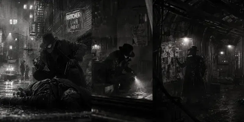 Spidernoir Murder Mysteries generated by undefined