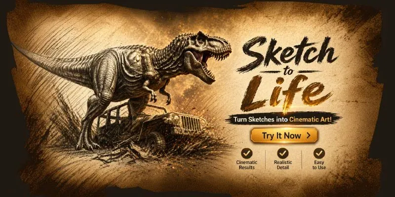 Cinematic Sketches To Life generated by undefined