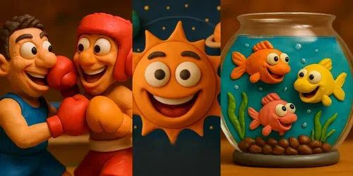 Childrens Stopmotion Clay Animations generated by chatgpt-image