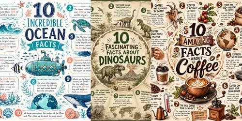 10 Facts Infographic Generator generated by chatgpt-image