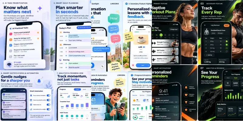 App Feature Showcase Kits