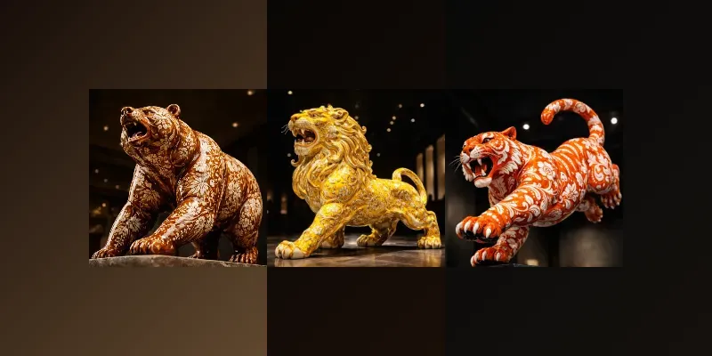 Decorated Ceramic Animals generated by undefined