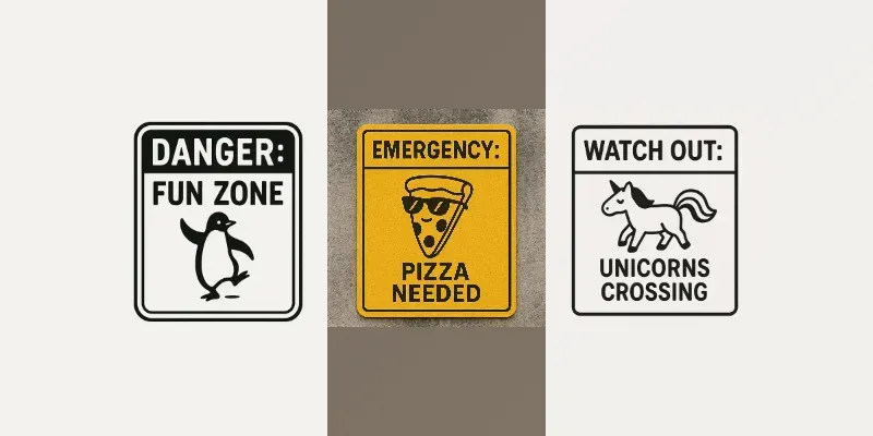Hilarious Custom Street Signs generated by undefined