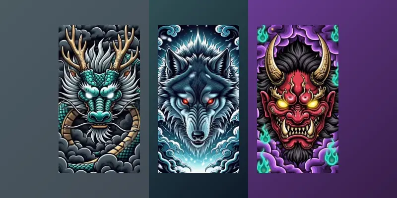 Epic Japanese Tattoo Animations generated by undefined