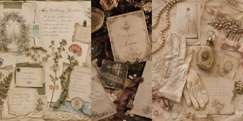 Heirloom Wedding Ephemera generated by undefined