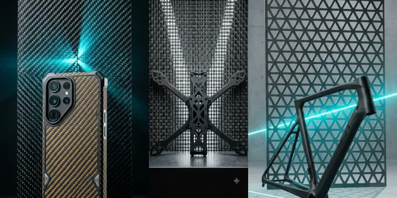 Triaxial Carbon Composite Grid Stages generated by undefined
