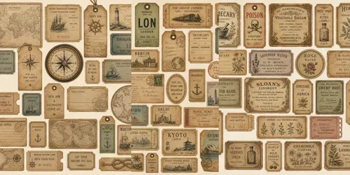 Vintage Junk Journal Ephemera Creators generated by chatgpt-image