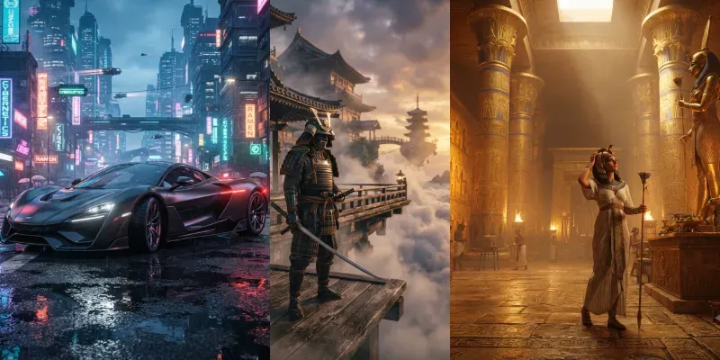 Surreal Dual Reality Portraits