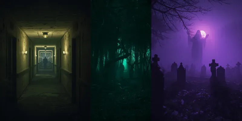Horror Scene Photography generated by undefined