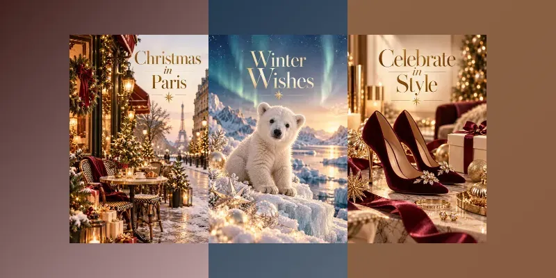 Festive Elegance Christmas Cards