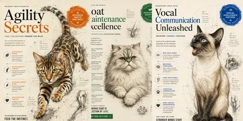 Professional Cat Infographic Poster Art generated by chatgpt-image
