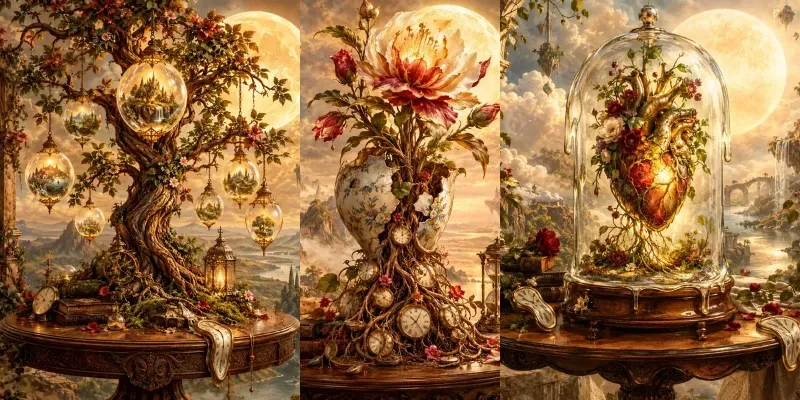 Surreal Time Gardens