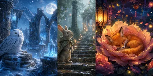 Enchanted Creature Reveries Pro generated by chatgpt-image