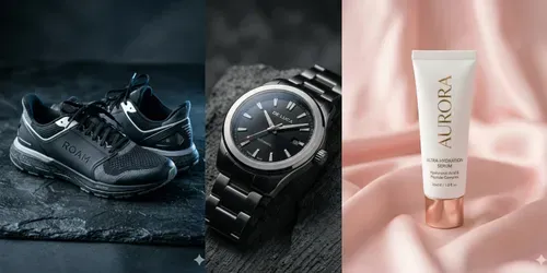 Luxury Product Hero Shot Photography generated by gemini-image