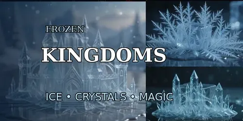 Crystal Castle Ice Transformations generated by veo
