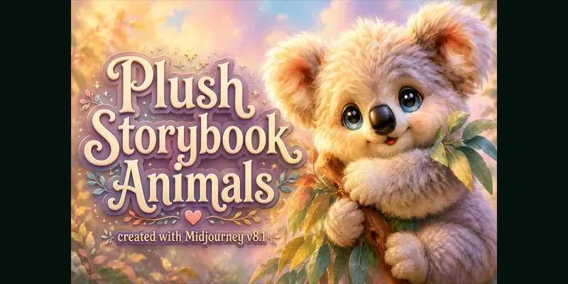 Plush Storybook Animals generated by undefined