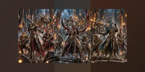 Dark Fantasy Creature Metal Bands generated by chatgpt-image