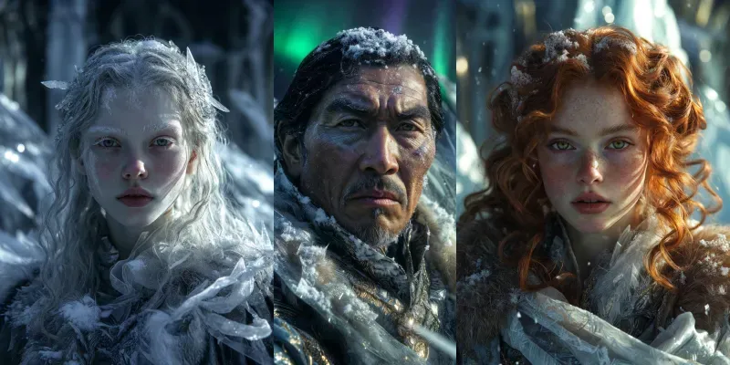 Arctic Ice Sovereign Portraits generated by undefined