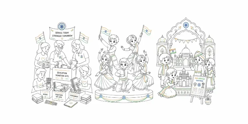 Independence Day Coloring Art Systems generated by undefined