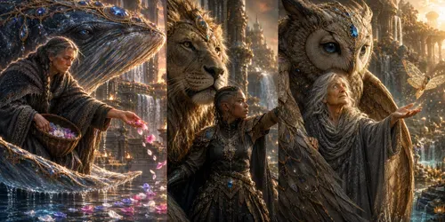 Serpent Queens Gardens generated by chatgpt-image