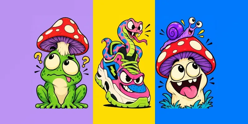 Surreal Cartoon Character Masters generated by undefined