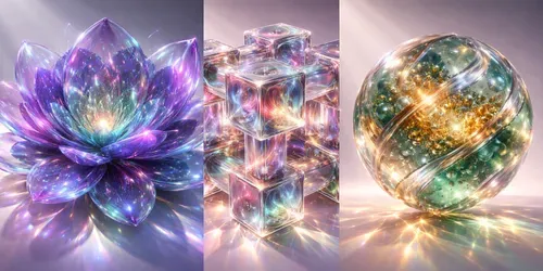 Surreal Luxury Glassmorphism 3D generated by chatgpt-image