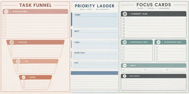 ADHD Adult Planner Templates