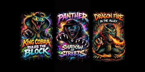 Urban Beast Graffiti Legends generated by chatgpt-image