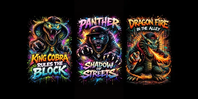 Urban Beast Graffiti Legends generated by undefined